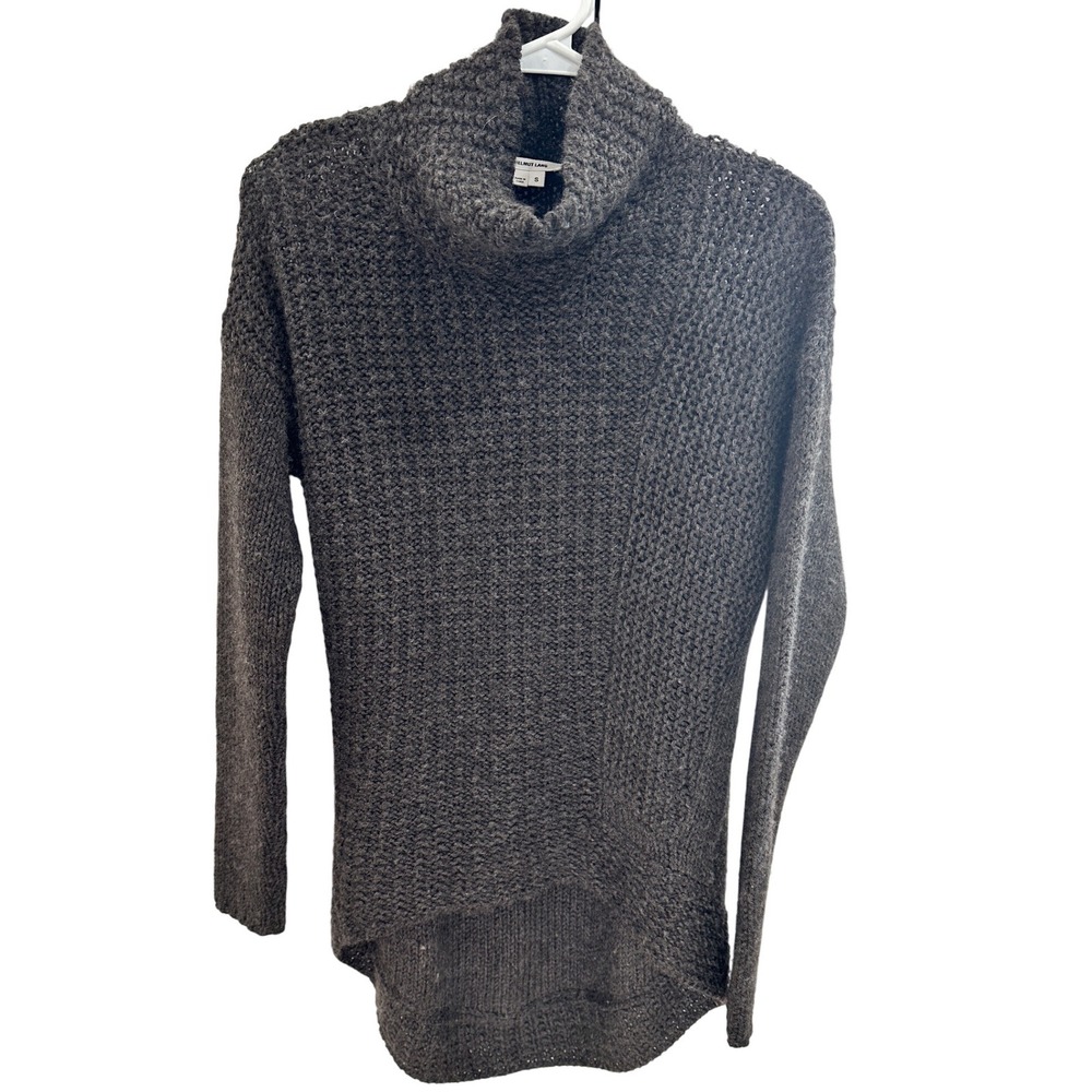 Helmut Lang‎ Chunky Knit Turtleneck Sweater Alpaca Wool Blend Size S